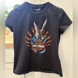 Harley-Davidson® Eagle American Original Tampa Bay, FL Dealer Black T-Shirt Med
